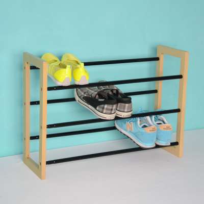 Expandable metal shoe rack simple designs